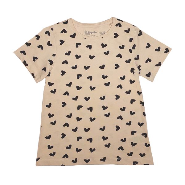تی‌شرت آستین کوتاه دخترانه لوپیلو کد 6411