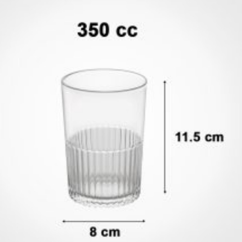 لیوان لیمون مدل شیاردار کد 350Ml بسته 3 عددی لیوان لیمون مدل شیاردار کد 350Ml بسته 3 عددی
