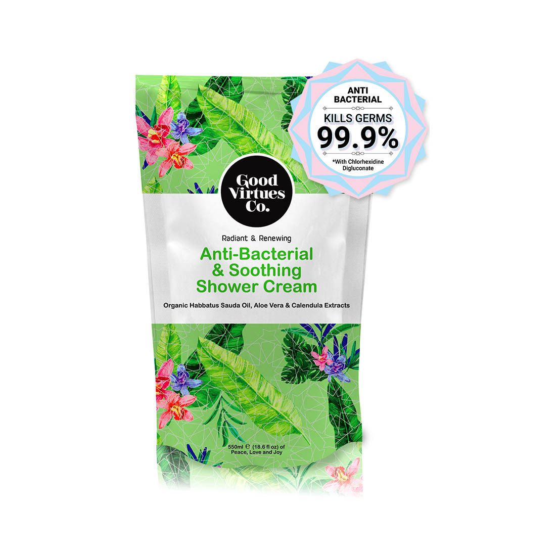 شامپو بدن گود ورچو مدل Anti Bacterial حجم 550 میلی لیتر -  - 2
