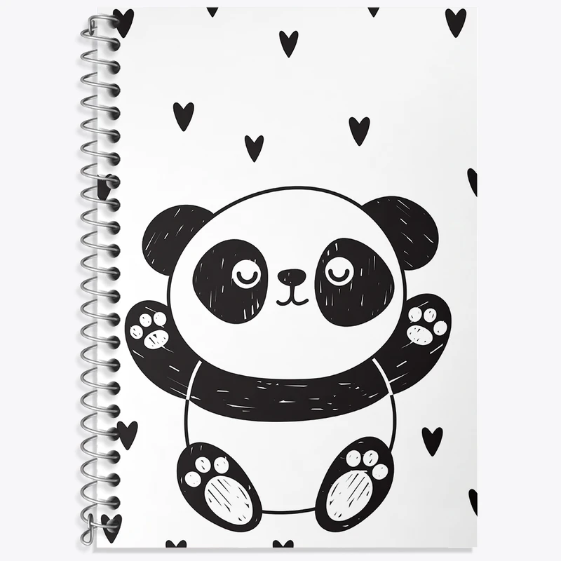 دفتر لغت 50 برگ خندالو طرح پاندا کد N93