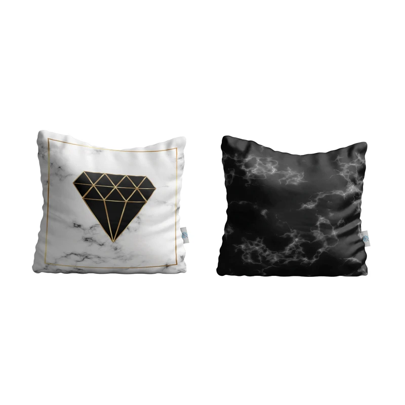 کاور کوسن شمسه نگار مدل الماس کد BM-110 مجموعه 2 عددی