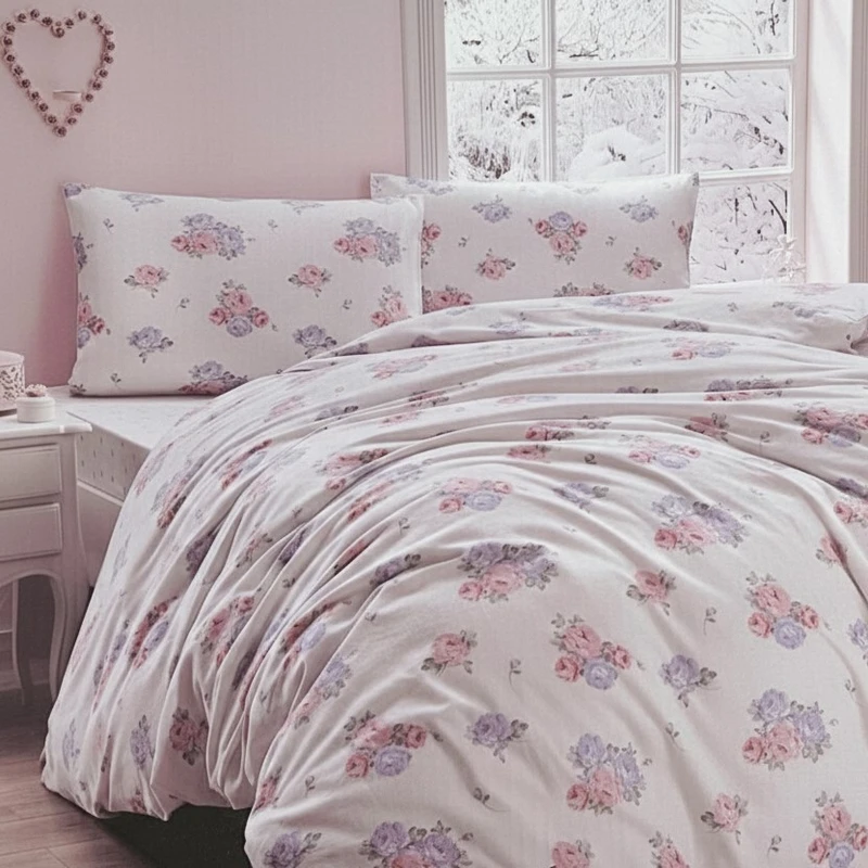 سرویس ملحفه 2 نفره 3 تکه انگلیش هوم مدل Sweet Roses 