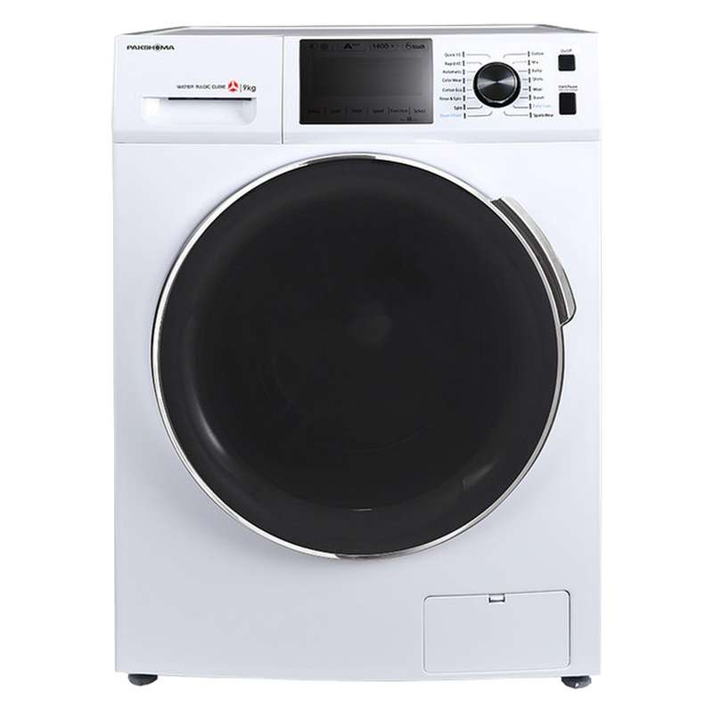 ماشین لباسشویی پاکشوما مدل BWF 40116 WT  ظرفیت 9 کیلوگرم