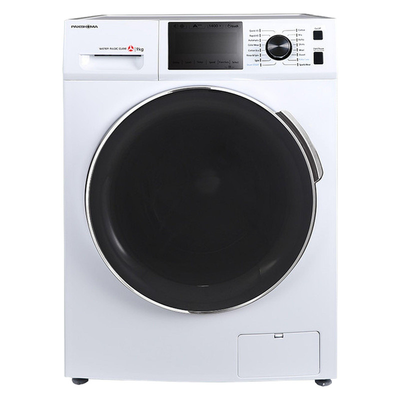 ماشین لباسشویی پاکشوما مدل BWF 40116 WT  ظرفیت 9 کیلوگرم