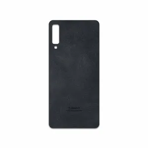 MAHOOT Graphite Buffalo Leather Cover Sticker for Samsung Galaxy A7 2018