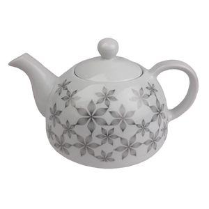 قوری منوچهر چینی مدل کف پهن کد 901