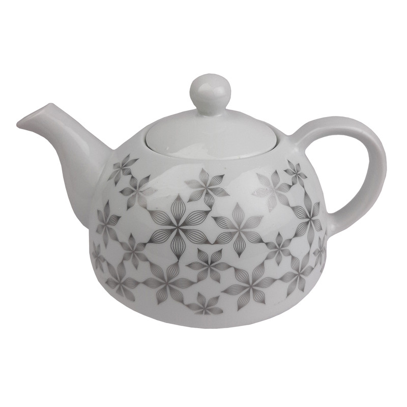 قوری منوچهر چینی مدل کف پهن کد 901