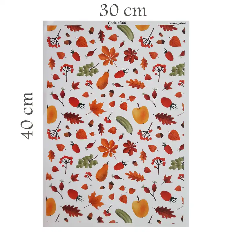 برچسب ترنسفر مدل سیب و برگ