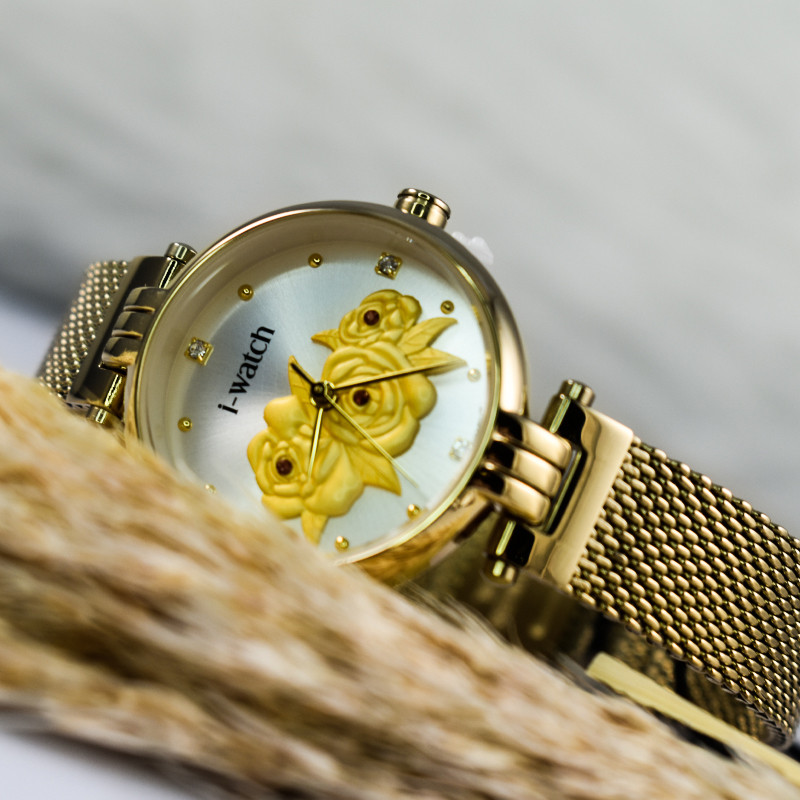 ساعت مچی عقربه‌ای کوارتز زنانه آی واتچ مدل 190245L