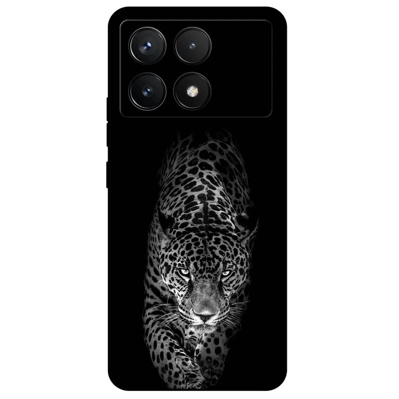 کاور مگافون طرح پلنگ مدل 1879 مناسب برای گوشی موبایل شیائومی Poco X6 Pro  