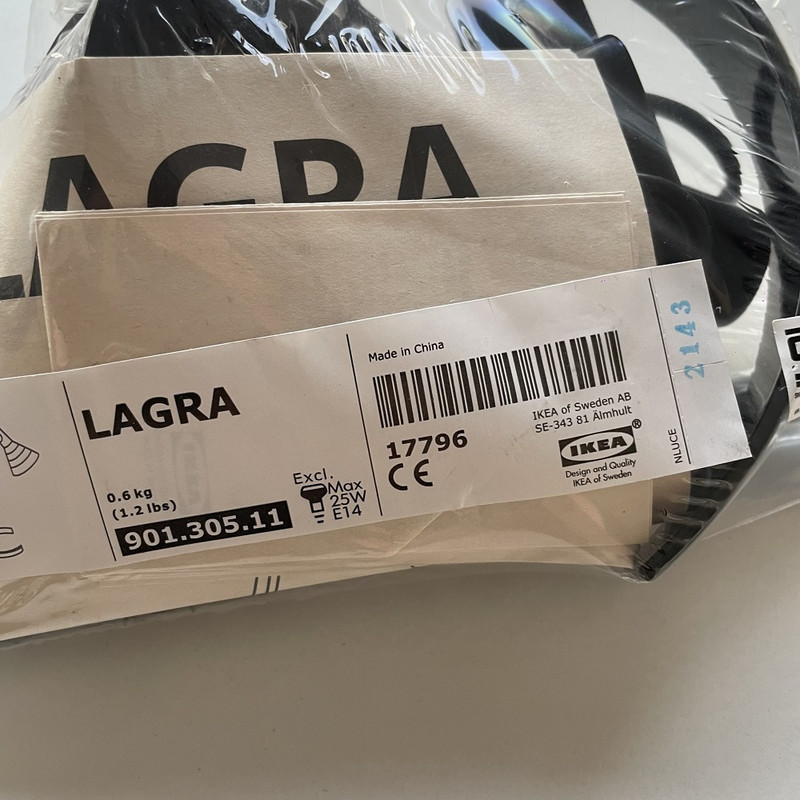 چراغ مطالعه ایکیا مدل LAGRA-NEW