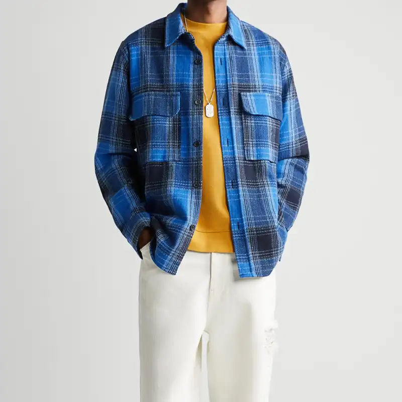 پیراهن آستین بلند مردانه مدل پشمی-3562456030