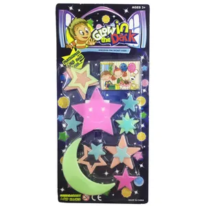 استیکر دیواری کودک مدل ماه و ستاره شب