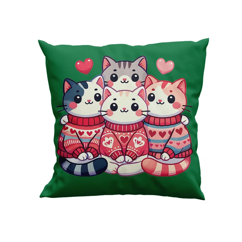 کوسن پاد آفرین مدل گربه ها کد DKK1086