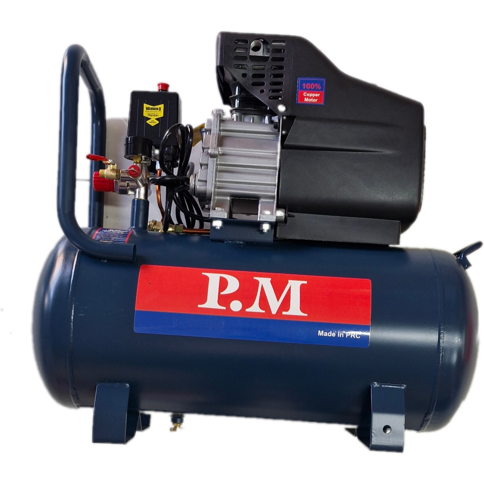 کمپرسور هوا پی ام کد TM5001 ظرفیت 50 لیتر
