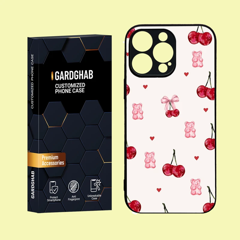 کاور گارد قاب مدل دور ژله ای دخترانه مناسب برای گوشی موبایل اپل iPhone 16 Pro Max