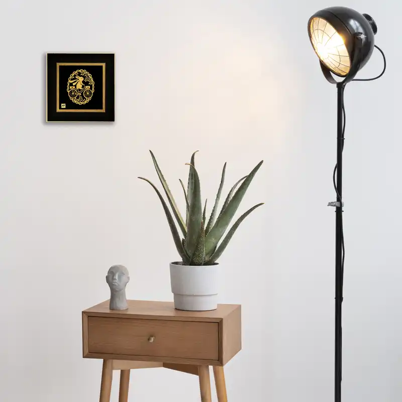 تابلو طلا کوب مارک گلد طرح کودکانه خرگوش کوچولو TB017