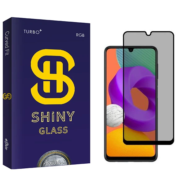 محافظ صفحه نمایش حریم شخصی آتوچبو مدل Shiny مناسب برای گوشی موبایل سامسونگ Galaxy M22