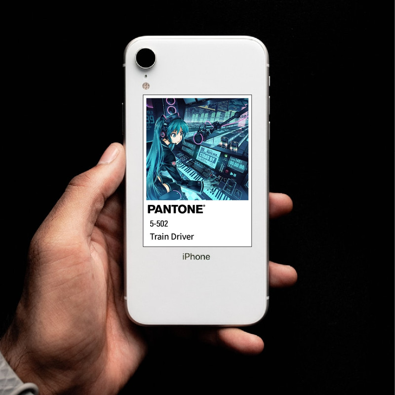 استیکر کالامیکس مدل انیمه پنتون طرح pantone anime aesthetic مجموعه 32 عددی