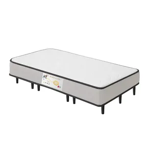 تشک طبی فنری لاماسو مدل اطلس پایه دار تک نفره سایز 90×200 سانتی متر