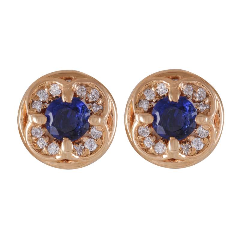 گوشواره طلا 18 عیار زنانه مدل A3512