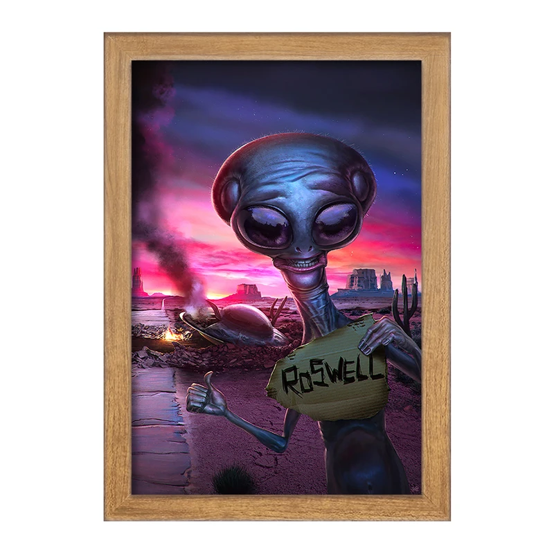 تابلو خندالو مدل آدم فضایی کد F184