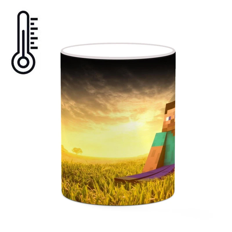 ماگ حرارتی کاکتی طرح ماینکرافت minecraft مدل mgh41302