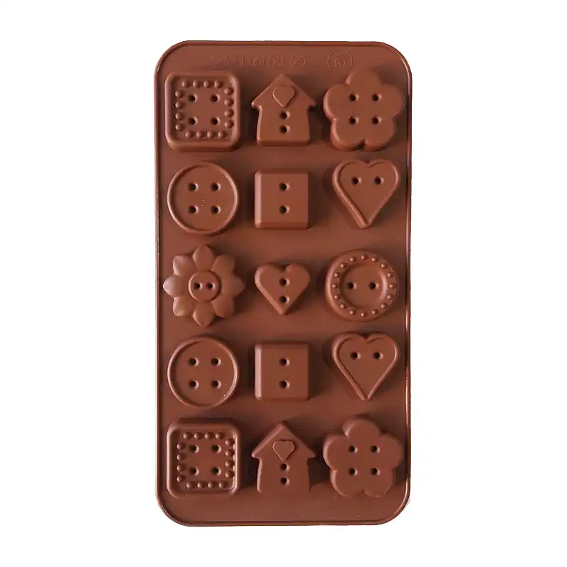 قالب شکلات طرح دکمه مدل pe671