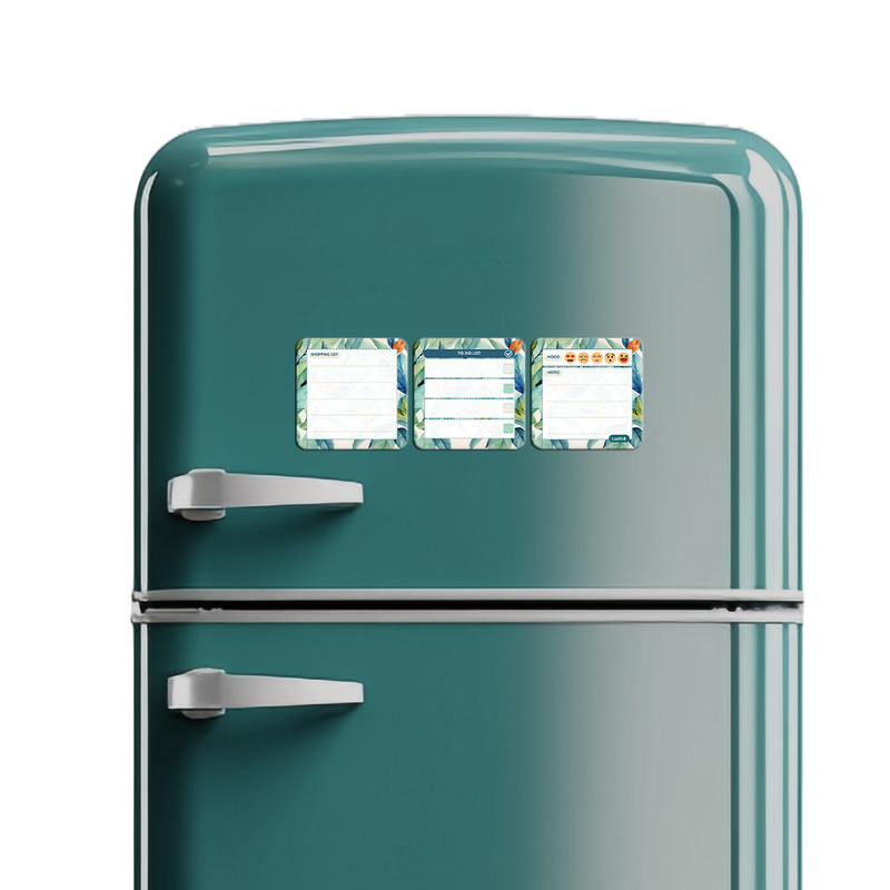 تخته وایت برد لاژید مدل برنامه ریزی سایز 9X9 سانتی متر مجموعه 3 عددی