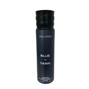 اسپری بدن مردانه لیساجونز مدل blue chanel حجم 200 میلی لیتر