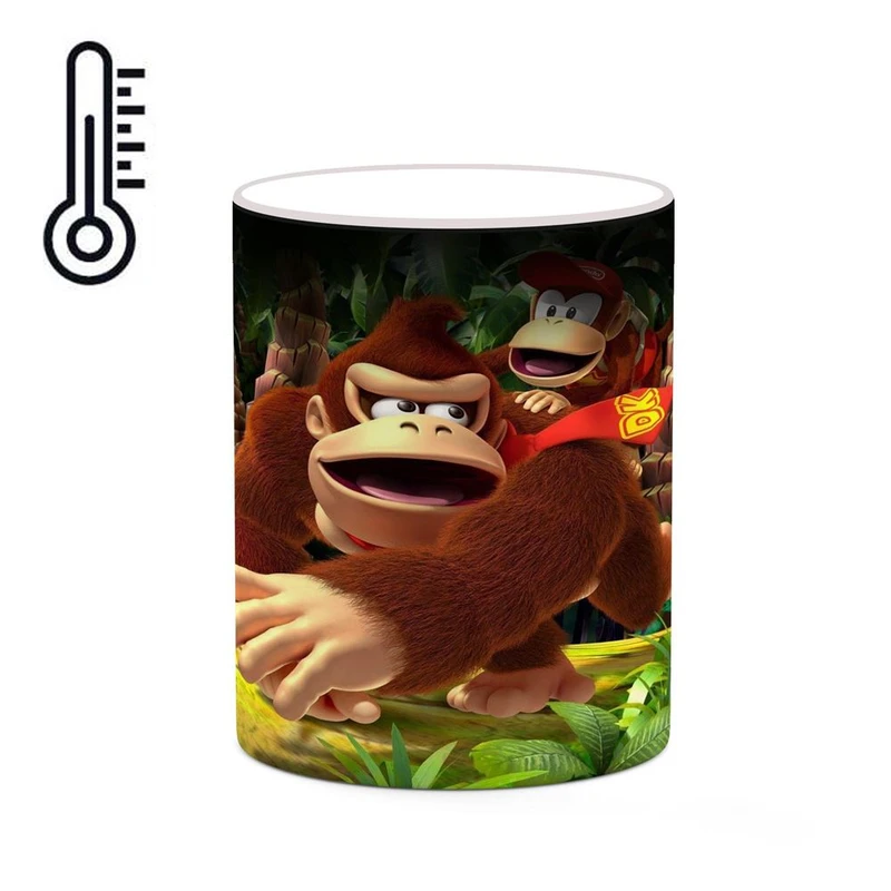 ماگ حرارتی کاکتی مدل بازی Donkey Kong کد mgh28204