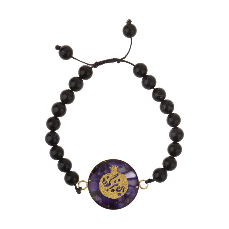 دستبند زنانه طرح این نیز بگذرد مدل mr16