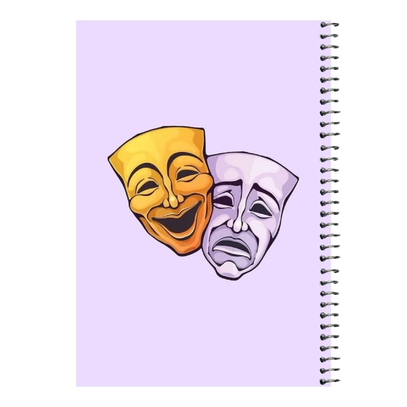 دفتر مشق 80 برگ اس جی مدل تئاتر   