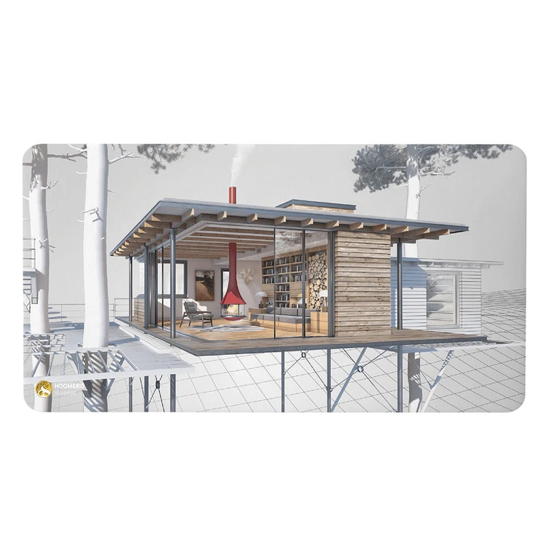 ماوس پد هومرو مدل MX555 طرح مهندسی معماری