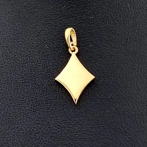 آویز گردنبند طلا 18 عیار زنانه سین سان مدل لوزی SN1653