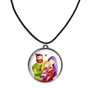 گردنبند خندالو مدل خانواده شاد کد 2905129052