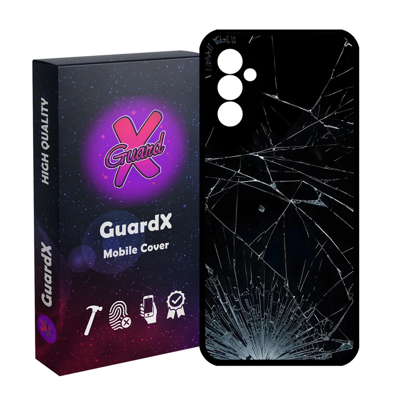کاور گارد ایکس طرح شیشه شکسته مدل Glass10831 مناسب برای گوشی موبایل سامسونگ Galaxy A55 / A55 5G