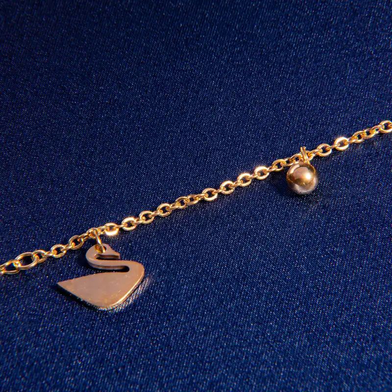 پابند زنانه طرح قو کد RKH_673