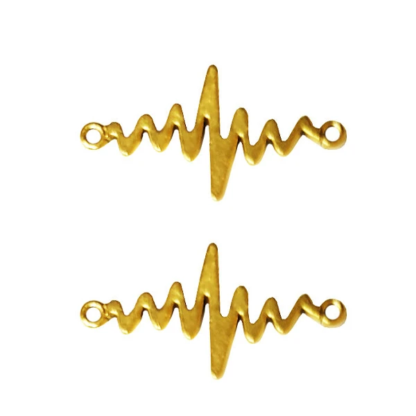 آویز دستبند مدل ضربان قلب کد AD 230 مجموعه 2 عددی