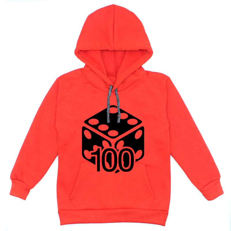 هودی پسرانه مدل تاس A32 رنگ قرمز