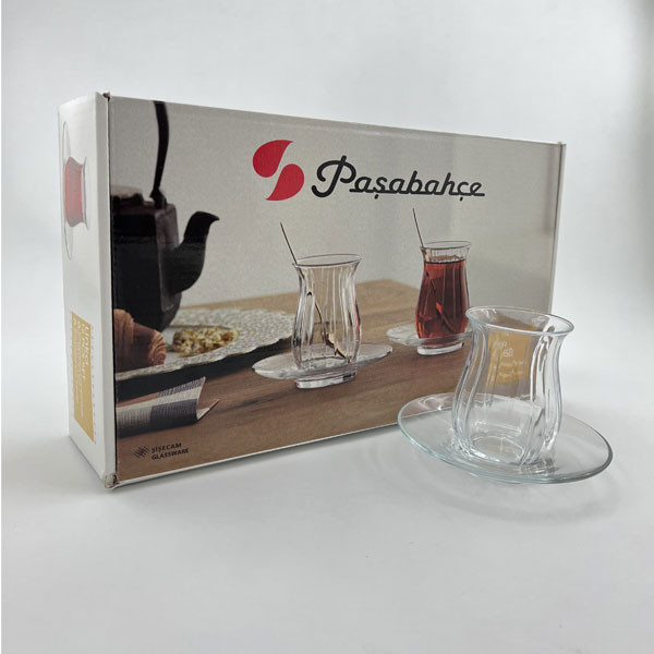 ست فنجان و نعلبکی 12 پارچه پاشاباغچه مدل لینکا کد 8009