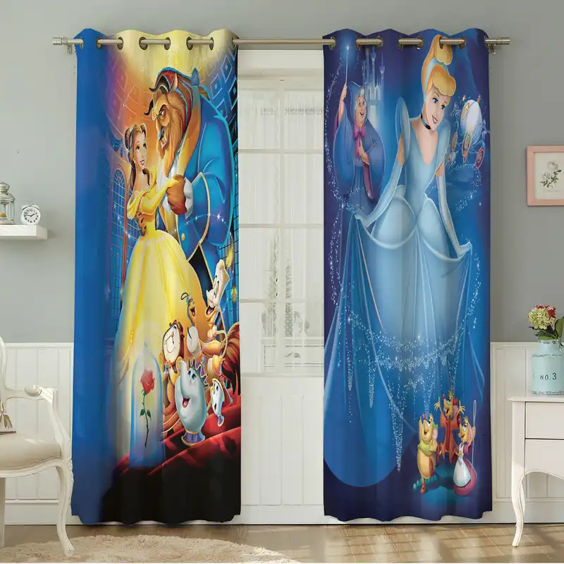 پرده نیروانا طرح کودک مدل مخمل کد 8615 سایز 140×280 سانتی متر