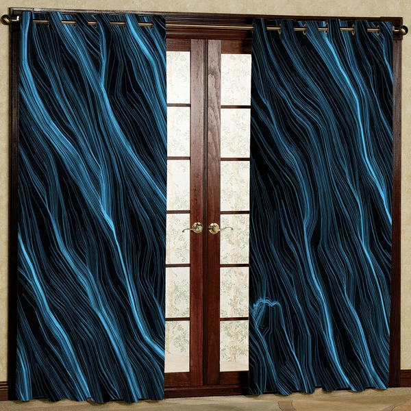 پرده مدل مخمل پانچی کد 6670 سایز 280x140 سانتی متر