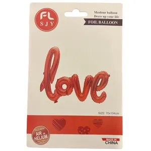 بادکنک فویلی اف ال مدل لاو کد 3211