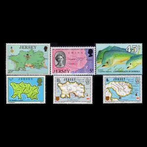 تمبر یادگاری مدل خارجی مجموعه 6 عددی 