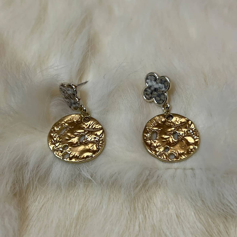 گوشواره زنانه مدل سکه گوشواره زنانه مدل سکه