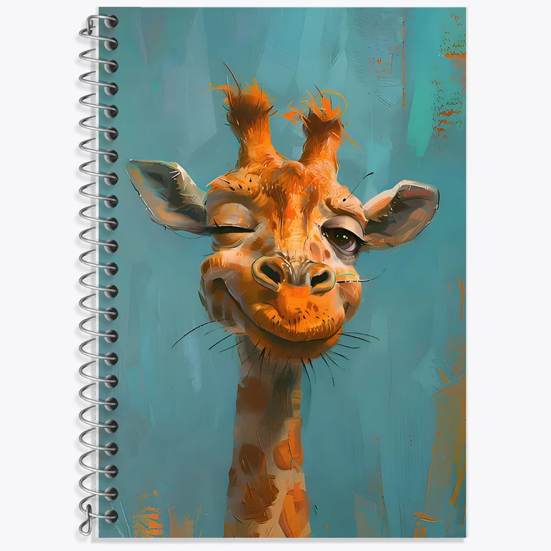 دفتر لغت 50 برگ خندالو طرح زرافه بامزه کد F6583