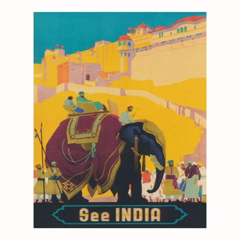 پوستر مدل دیدن هند زیبا