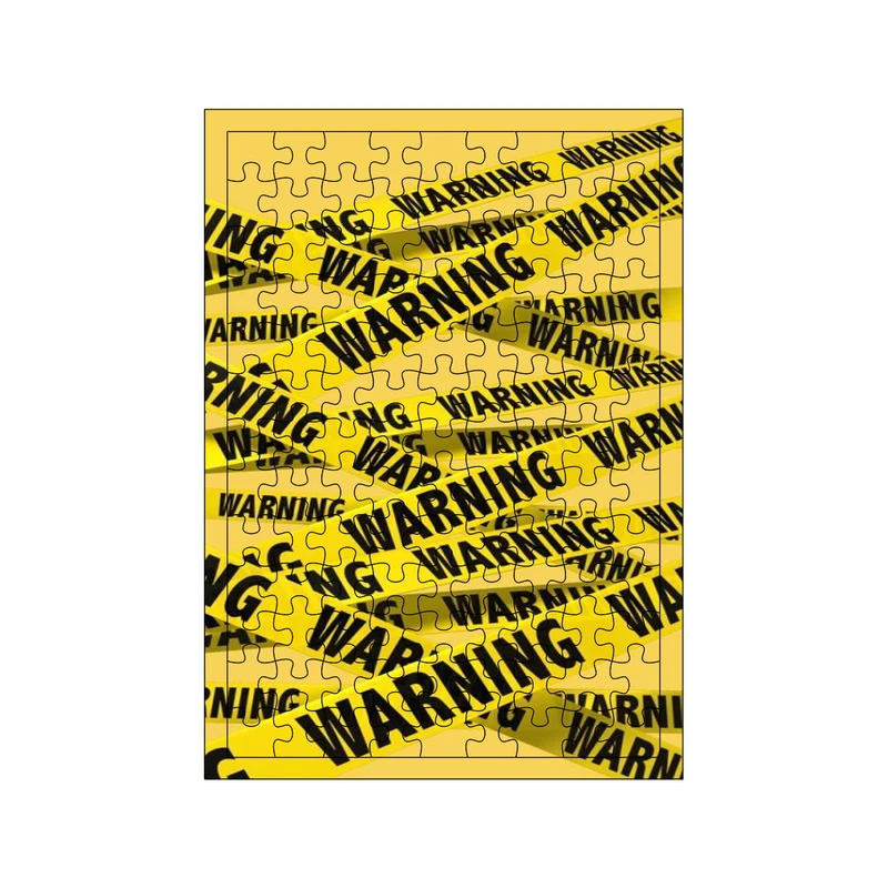 پازل 117 تکه مدل WARNING کد 448