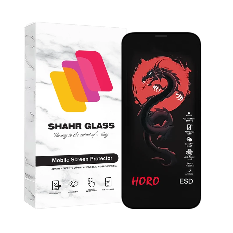 محافظ صفحه نمایش شهر گلس مدل HORREDS مناسب برای گوشی موبایل اپل iPhone X / XS / 11 Pro